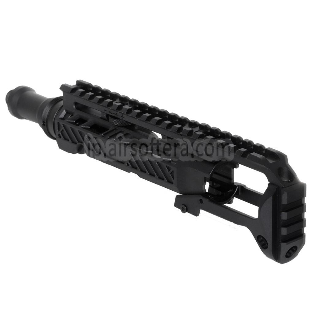 5KU カービンライフルコンバージョンキット タイプA M1913レールストックアダプター付き ACTION ARMY AAP-01シリーズ GBBピストル エアソフトガン