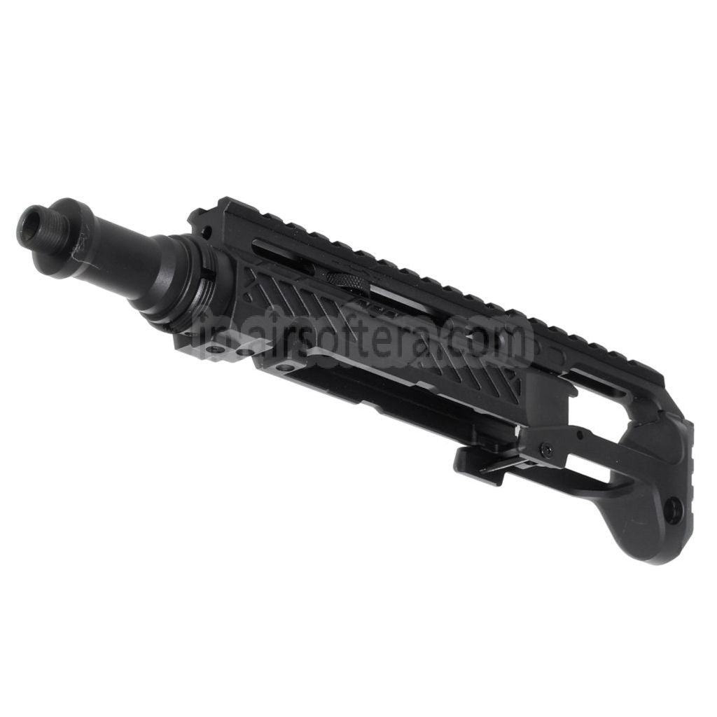 5KU カービンライフルコンバージョンキット タイプA M1913レールストックアダプター付き ACTION ARMY AAP-01シリーズ GBBピストル エアソフトガン