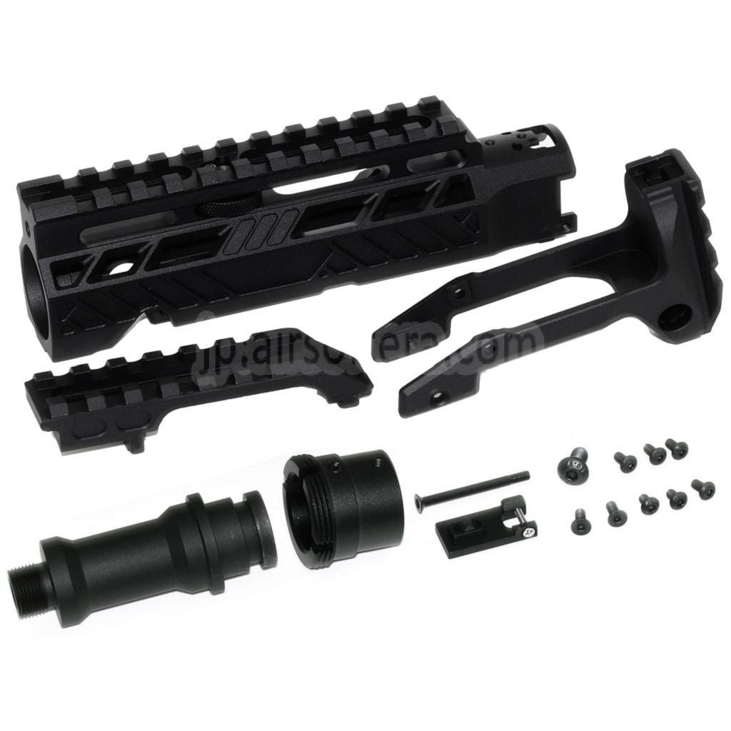 5KU カービンライフルコンバージョンキット タイプA M1913レールストックアダプター付き ACTION ARMY AAP-01シリーズ GBBピストル エアソフトガン