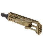 5KU カービンライフルコンバージョンキット タイプB M1913レールストックアダプター付き ACTION ARMY AAP-01シリーズ GBBピストル エアソフトガン