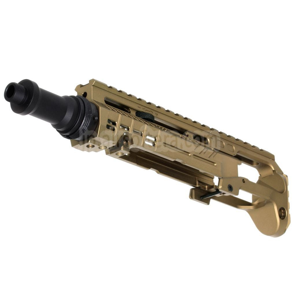 5KU カービンライフルコンバージョンキット タイプB M1913レールストックアダプター付き ACTION ARMY AAP-01シリーズ GBBピストル エアソフトガン