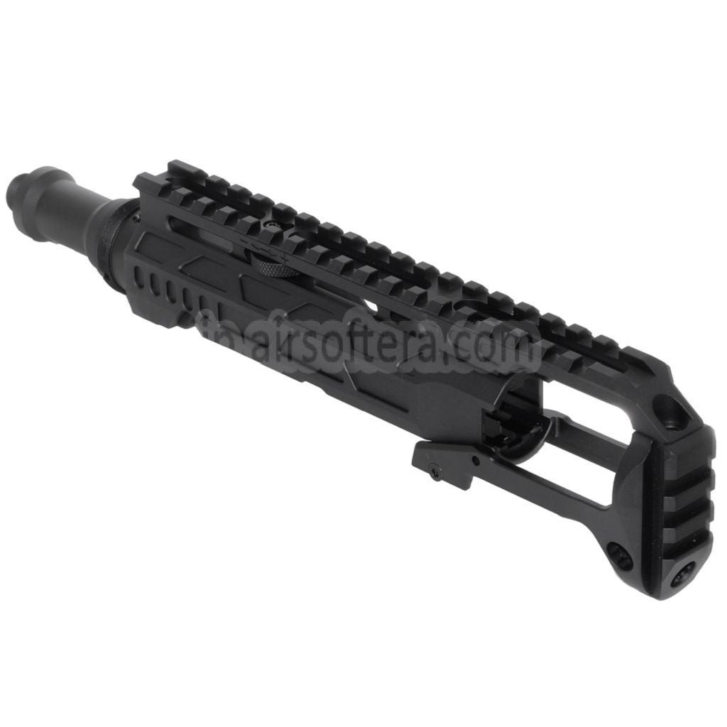 5KU カービンライフルコンバージョンキット タイプC M1913レールストックアダプター付き ACTION ARMY AAP-01シリーズGBBピストルエアソフトガン対応