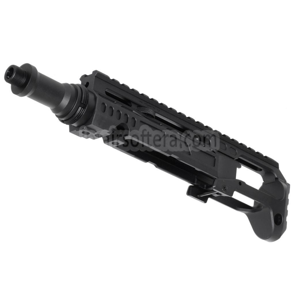 5KU カービンライフルコンバージョンキット タイプC M1913レールストックアダプター付き ACTION ARMY AAP-01シリーズGBBピストルエアソフトガン対応