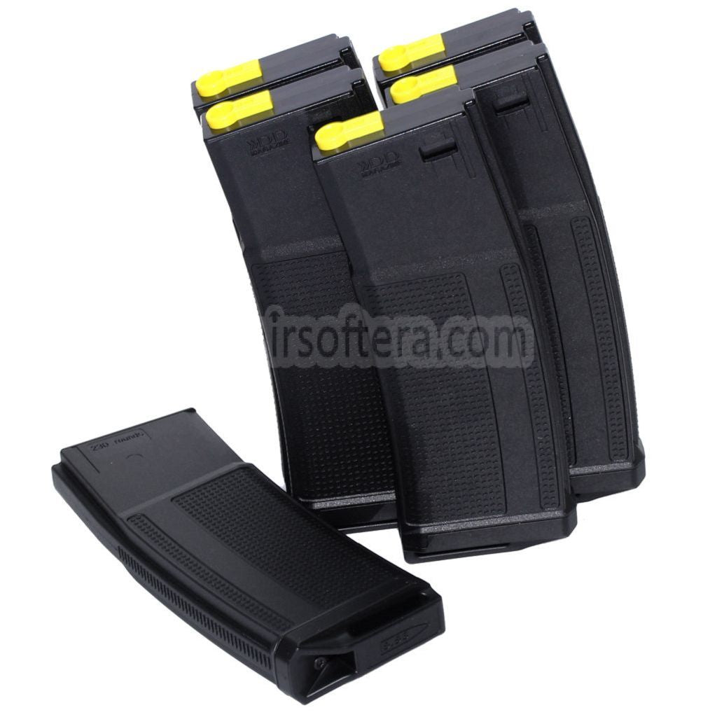 CYMA EMG Daniel Defense 230発ポリマーミッドキャップマガジン 6個パック M4/M16シリーズ電動ガンライフル対応 ブラック