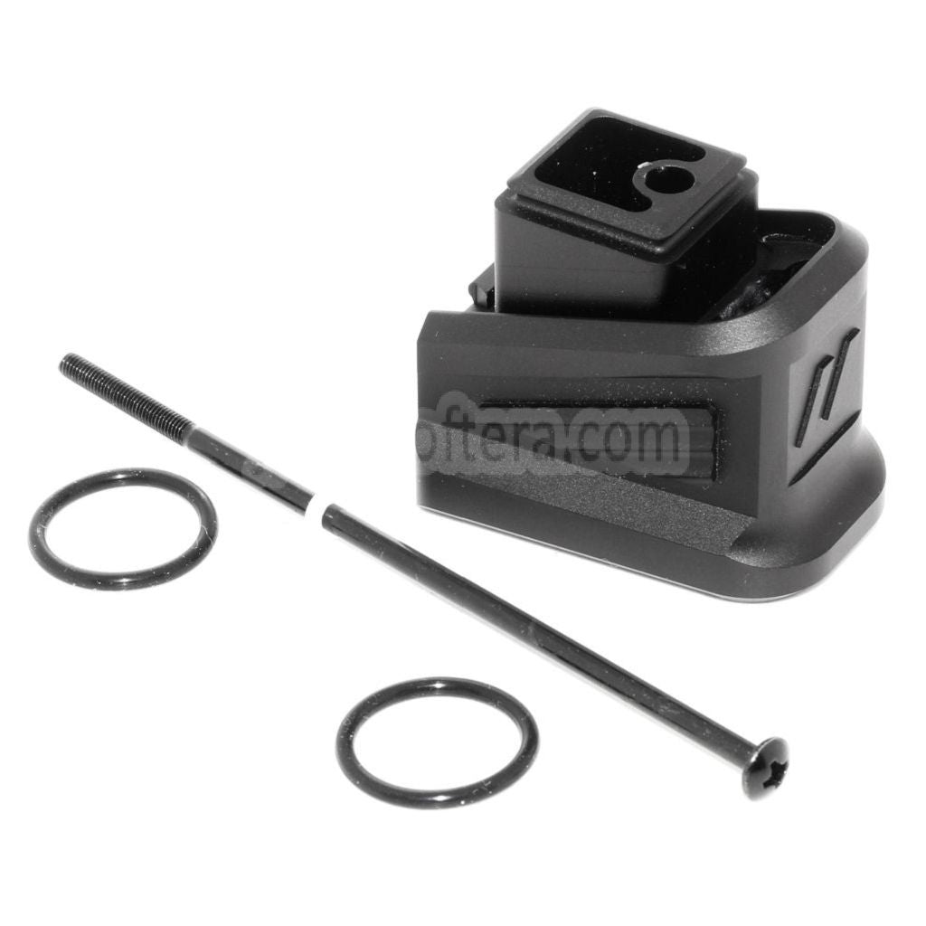 5KU CNCアルミ製マガジンエクステンションパッド 東京マルイ G17 G18C Gシリーズ GBBピストルマガジン対応