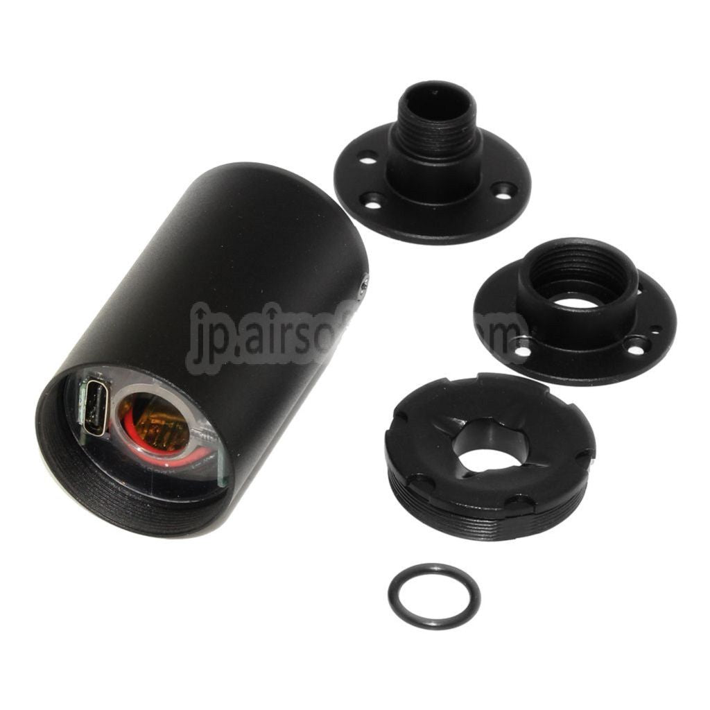 CYMA 内蔵 USB Type-C 充電式コンパクトトレーサー -14mm CCW 反時計回り / +11mm CW 時計回り ネジアダプター