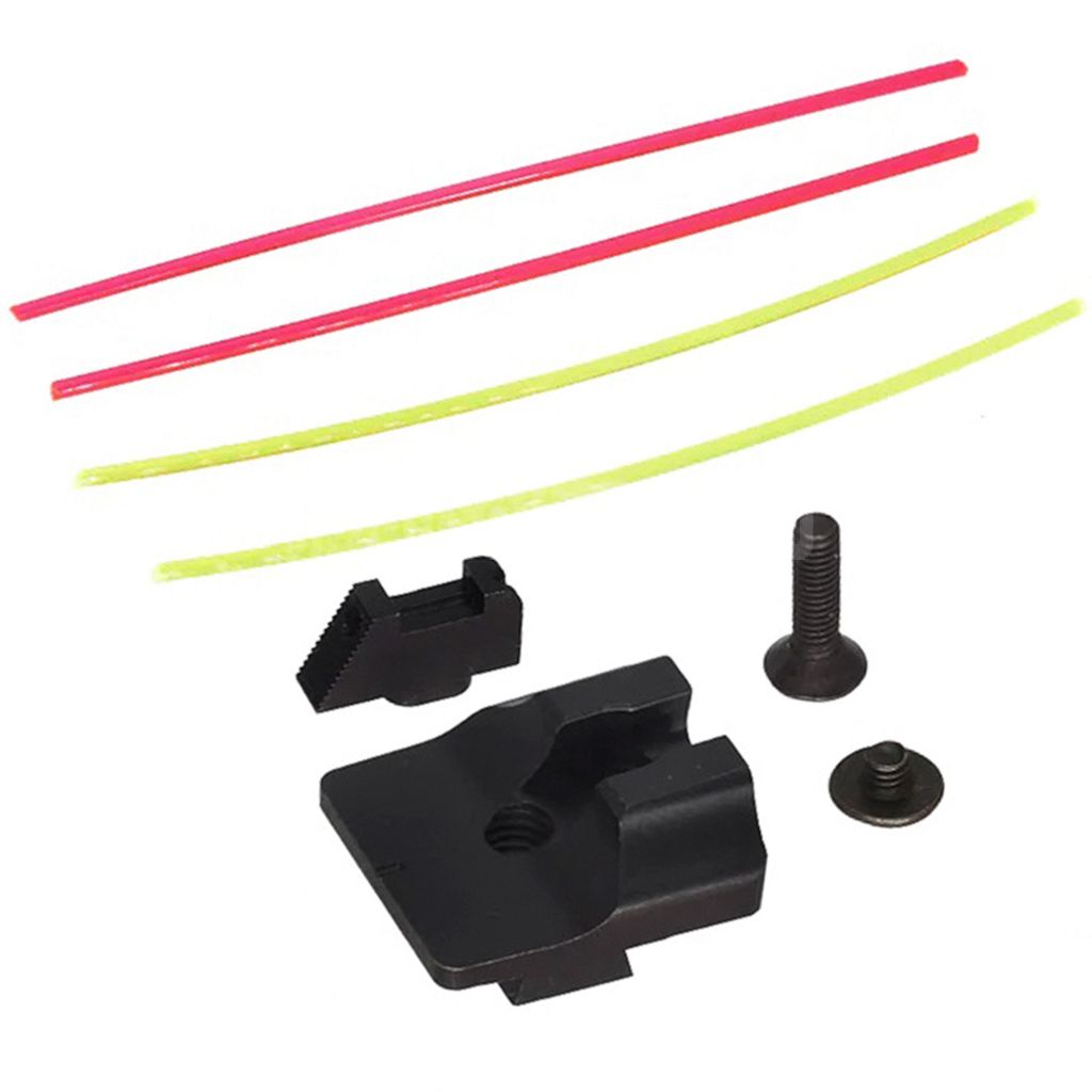Guns Modify GM CNCスチール Wスタイル ファイバーオプティックサイトセット Guns Modify WE(WE-TECH) 東京マルイ Gシリーズ GBBピストル エアソフトガン対応