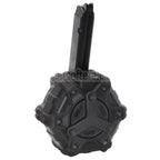 WE (WE-TECH) 350発ガスドラムマガジン G17 G18C Gシリーズ GBBピストル対応 エアソフトガン