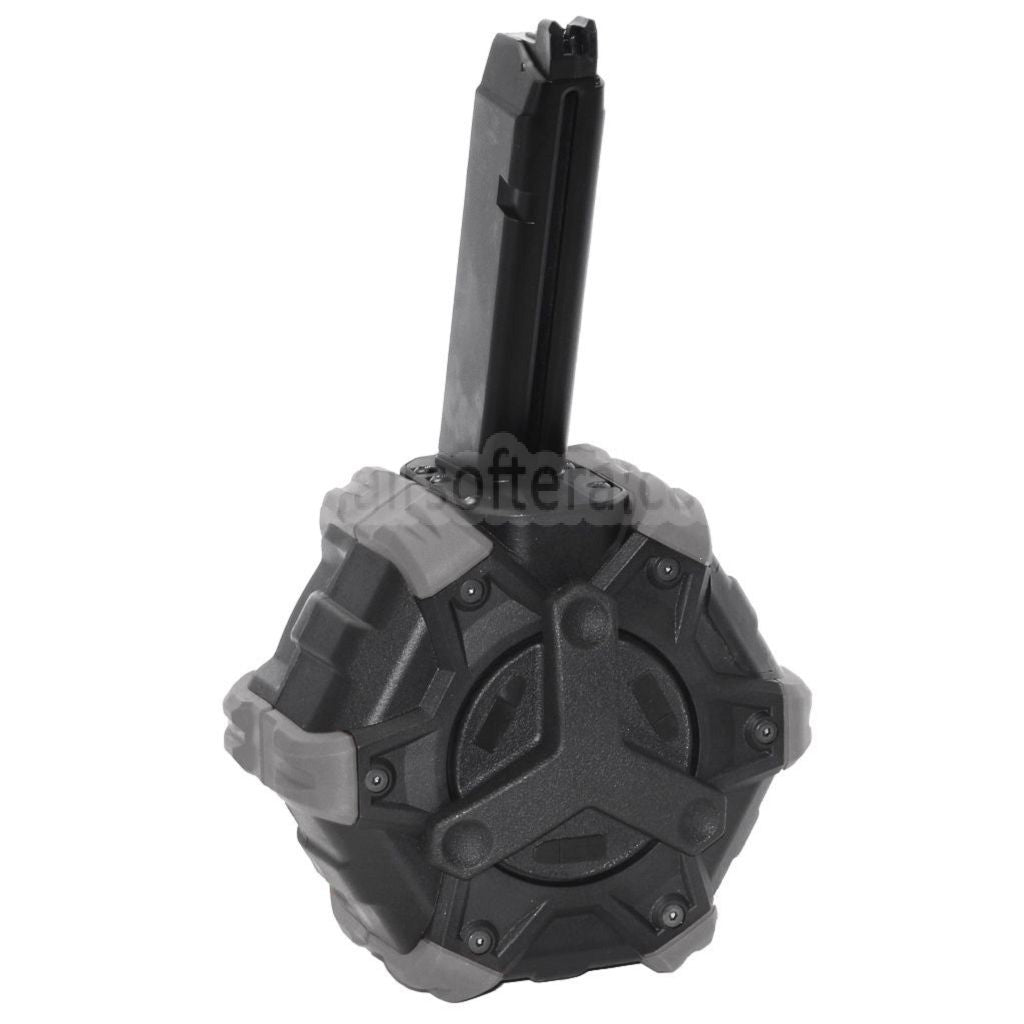 WE (WE-TECH) 350発ガスドラムマガジン G17 G18C Gシリーズ GBBピストル対応 エアソフトガン