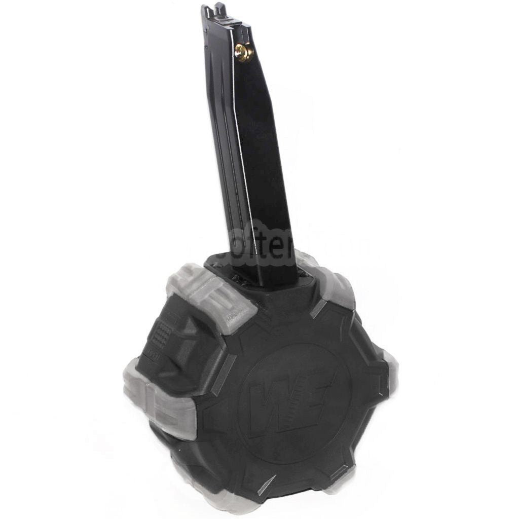 WE (WE-TECH) 350発ガスドラムマガジン HI-CAPA GBBピストル対応 エアソフトガン