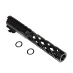 5KU 5インチ 123/127mm CNC トルネードスパイラル 中空アウターバレル +11mm CW ARMORER WORKS AW WE-TECH 東京マルイ HI-CAPA 5.1 GBB ピストル エアソフト
