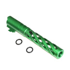 5KU 5インチ 123/127mm CNC トルネードスパイラル 中空アウターバレル +11mm CW ARMORER WORKS AW WE-TECH 東京マルイ HI-CAPA 5.1 GBB ピストル エアソフト