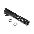 5KU 4.3インチ 106mm/110mm CNC トルネードスパイラル 中空アウターバレル +11mm CW 東京マルイ HI-CAPA 4.3 GBB ピストルに適合