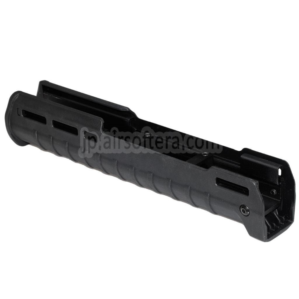 CYMA 297mm ポリマー製 ZHUKOV スタイル AKM M-LOK ロワーハンドガードシステム CYMA CM077 AK Zhukov シリーズ AEG ライフル エアガン ブラック