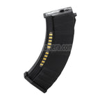 CYMA 220発ポリマー製ミッドキャップマガジン（ダミーディスプレイ付き）AKシリーズAEGライフル用 ブラック