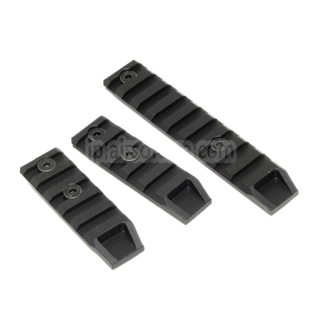 CYMA レールセクション3個セット (9スロット x1、5スロット x2) M-Lokシステム対応 ブラック