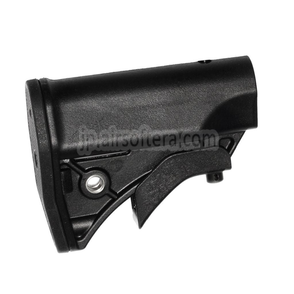 CYMA LWRCIスタイル コンパクトリトラクタブルストック M4/M16 CYMA CM041H MP5 AEGライフル エアソフトガン ブラック