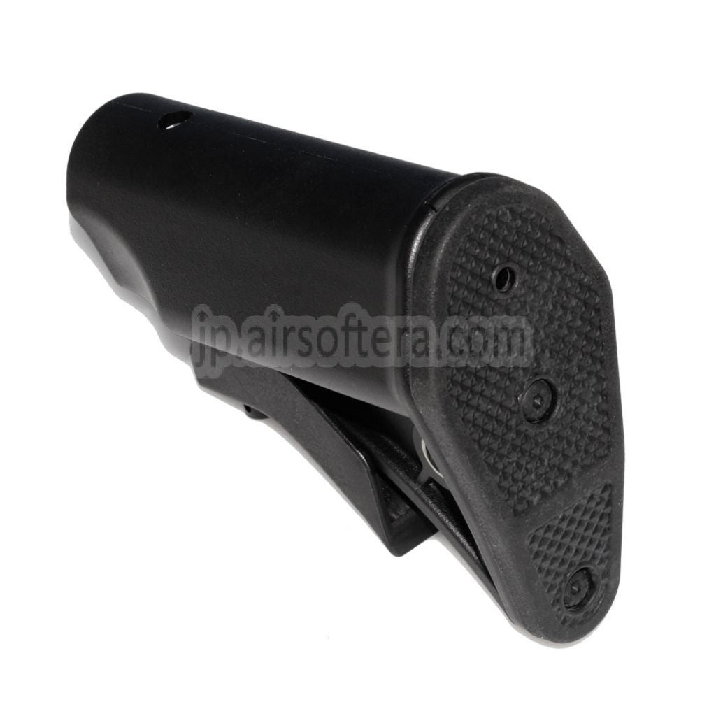 CYMA LWRCIスタイル コンパクトリトラクタブルストック M4/M16 CYMA CM041H MP5 AEGライフル エアソフトガン ブラック