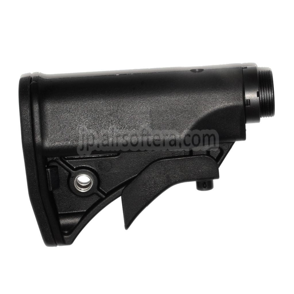 CYMA LWRCIスタイル コンパクトリトラクタブルストック ストックチューブ付き プラチナシリーズ MP5 AEGライフル エアソフトガン ブラック