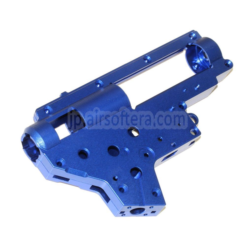 CYMA CNCアルミ製 8mm QDギアボックスシェル CYMA Platinumシリーズ M4 QBSシリーズ AEGライフル エアソフトガン対応 ブルー