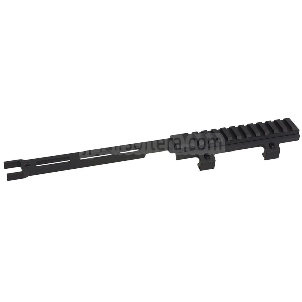CYMA 295mm延長トップレールスコープマウント 東京マルイ MP5シリーズ電動ガン用 エアガン ブラック