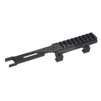 CYMA 215mm延長トップレールスコープマウント 東京マルイ MP5Kシリーズ電動ガン用 エアガン ブラック