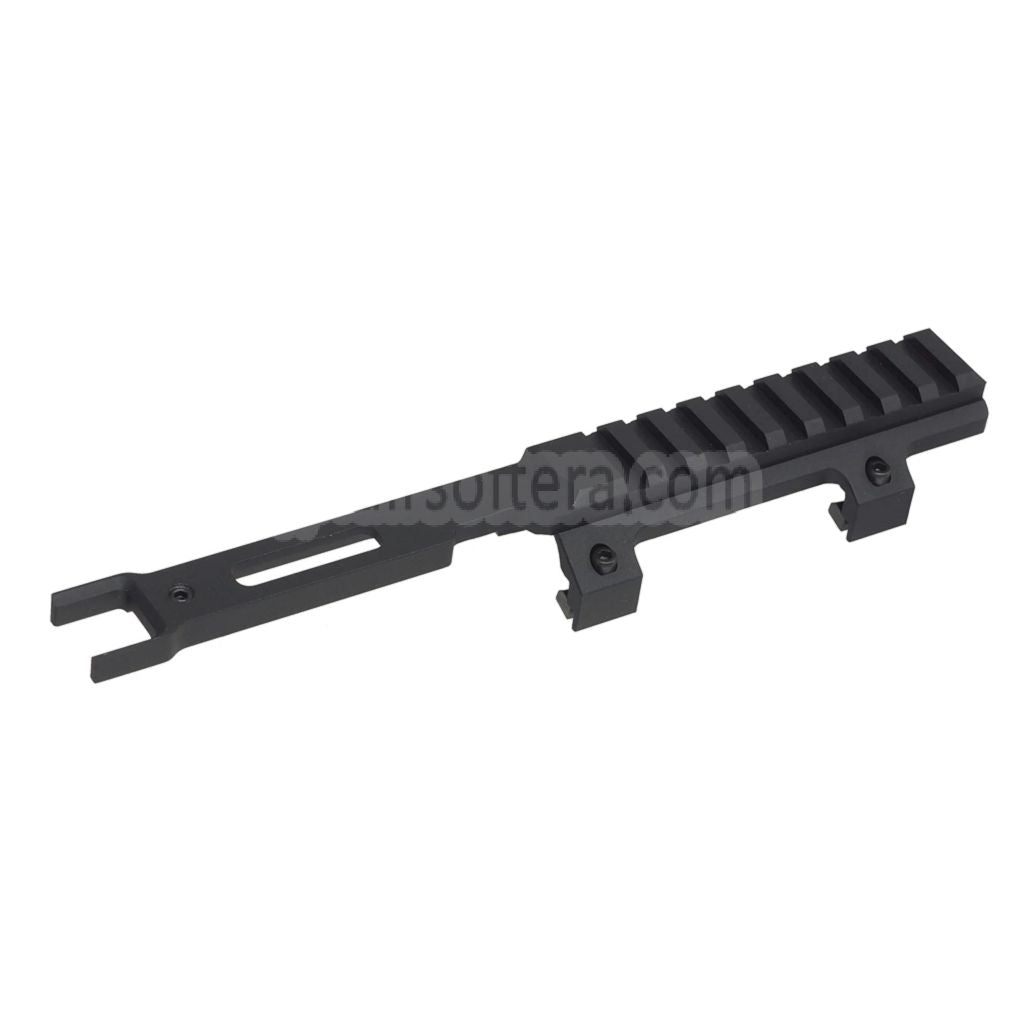 CYMA 215mm延長トップレールスコープマウント 東京マルイ MP5Kシリーズ電動ガン用 エアガン ブラック