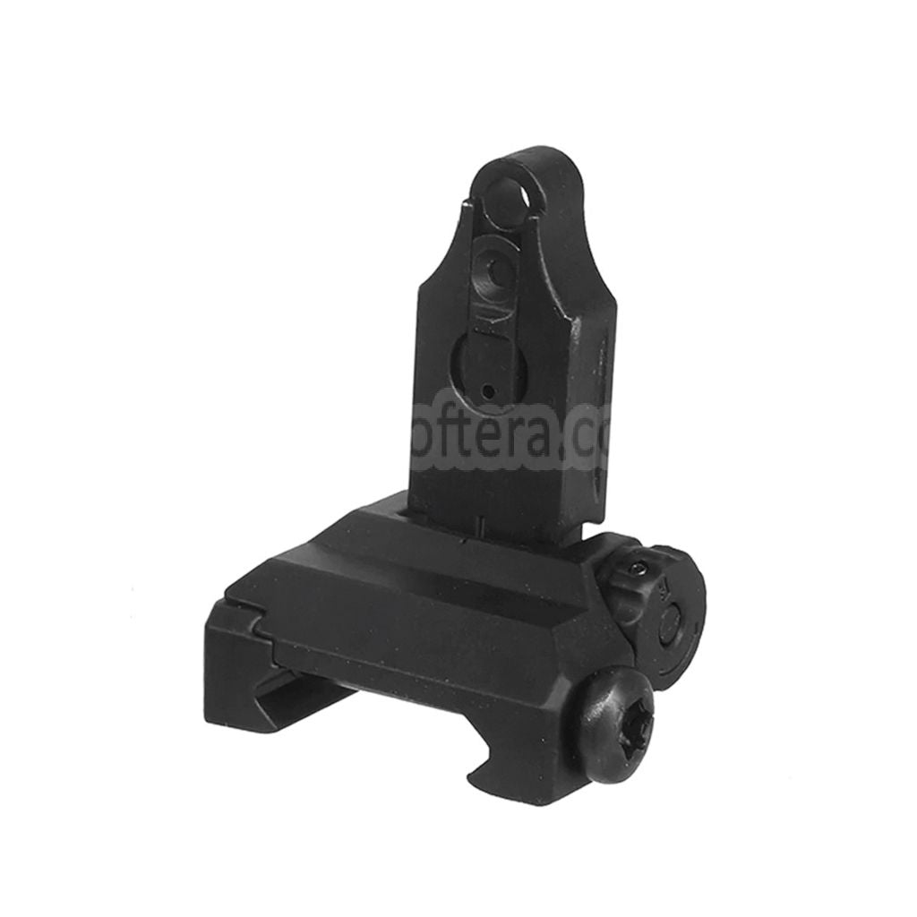 CYMA メタルスパイク フリップアップ リアサイト 20mm 1913 ピカティニーレール M4 M16 AEG ライフル エアガン対応