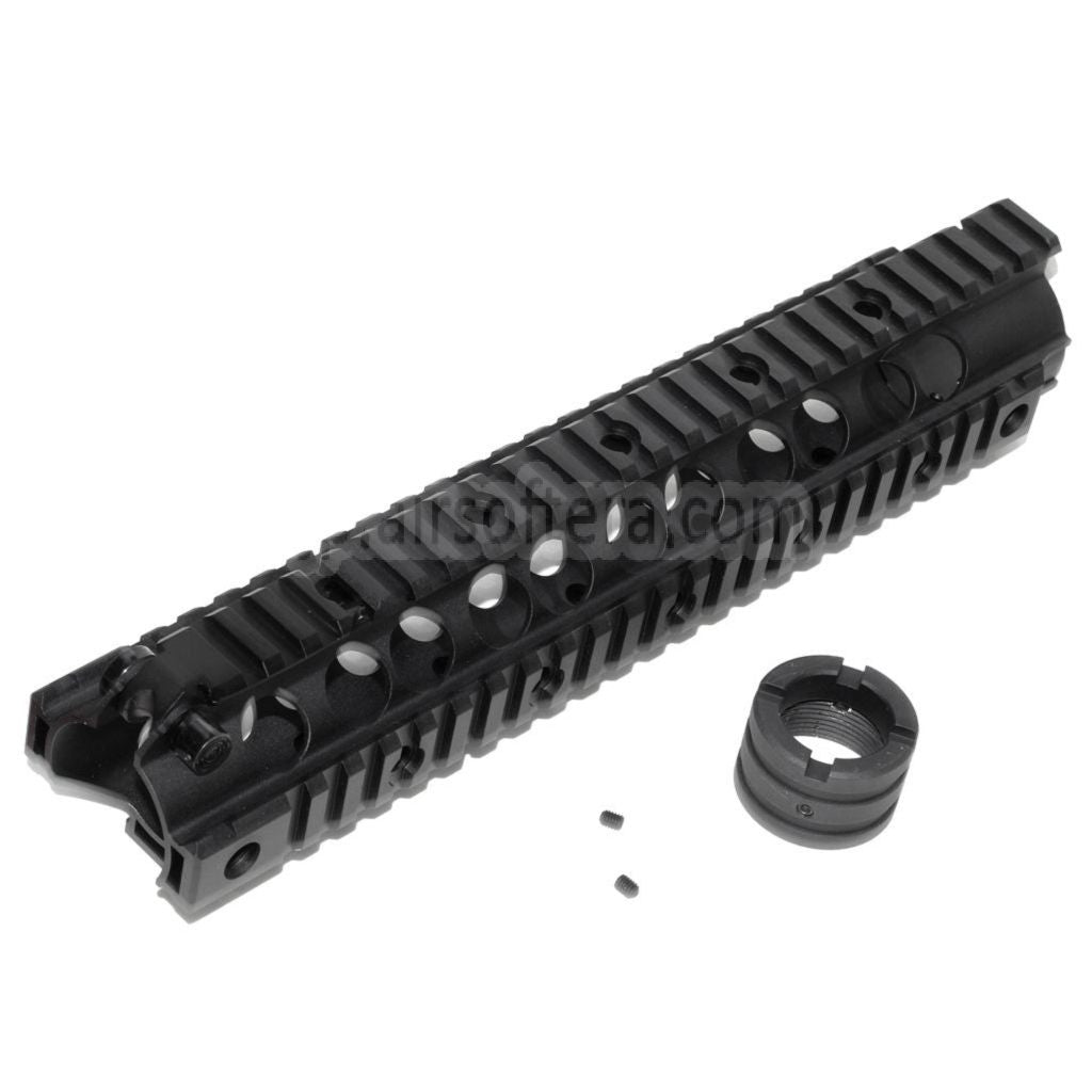 CYMA 273mm SR16 URX II RASハンドガード 4面レールシステム CYMA 東京マルイ M4/M16シリーズ AEGライフル対応 ブラック