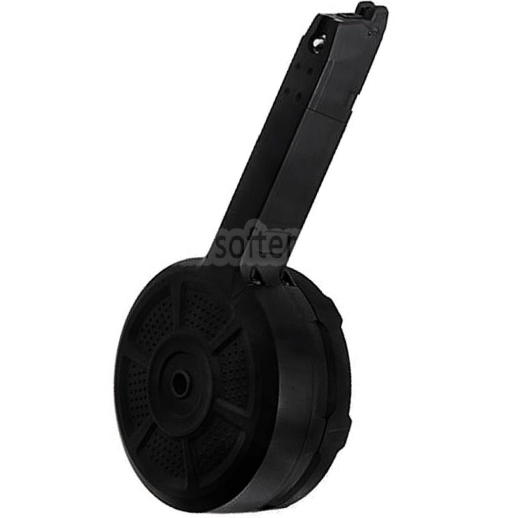 Action Army 350発クイックリロードガスドラムマガジンAAP-01 G17、G18C、GシリーズGBBピストルに対応