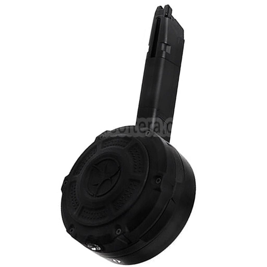Action Army 350発クイックリロードガスドラムマガジンAAP-01 G17、G18C、GシリーズGBBピストルに対応