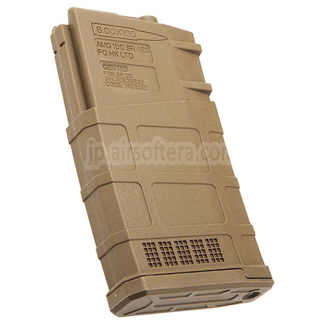 ARES 130発ミッドキャップマガジン（AR308、SR25、M110シリーズAEGライフル対応）エアソフトガン