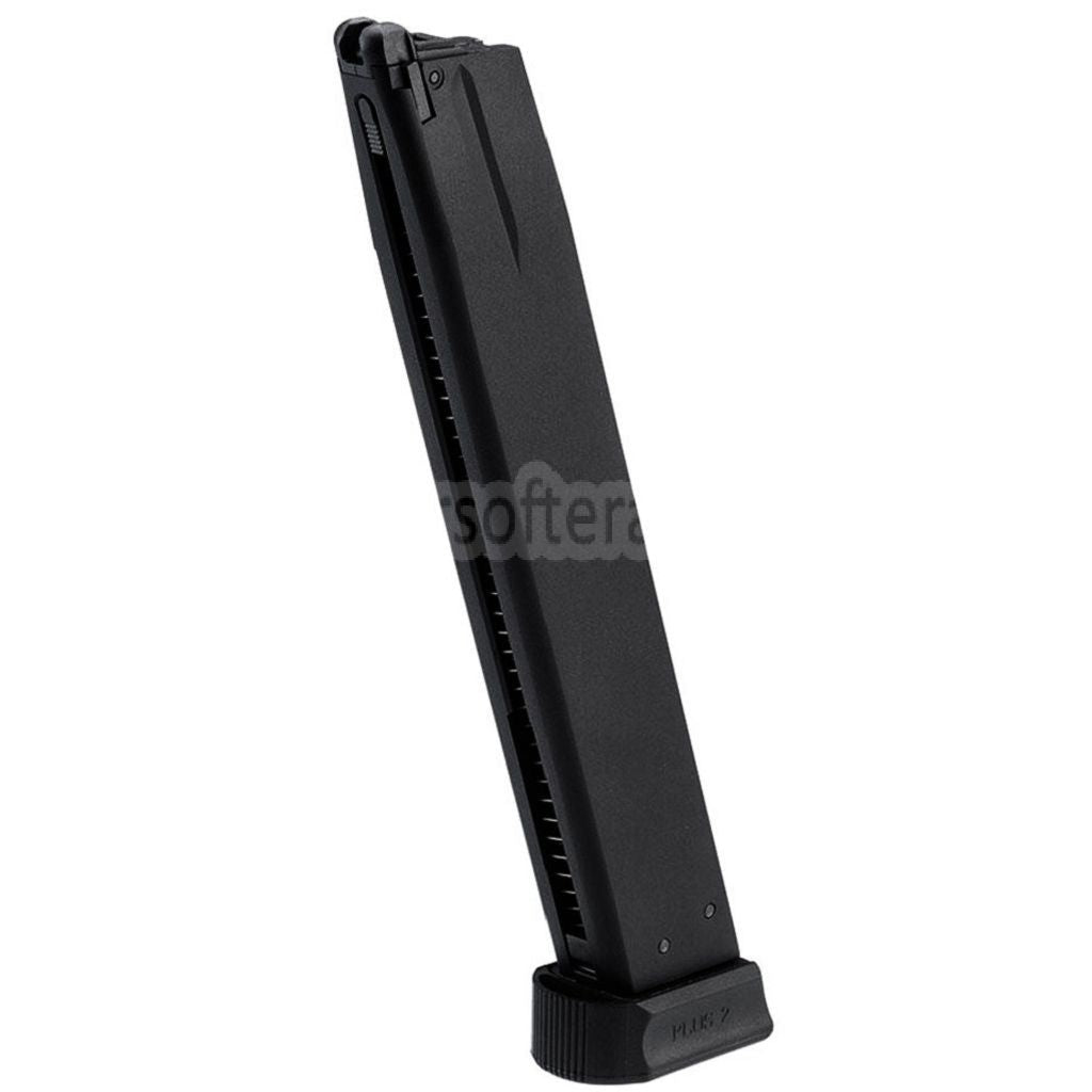 ASG 50発ガスマガジン ASG B&T USW A1 CZ-75 SP-01 Shadow 2シリーズ GBBピストル エアソフトガン ブラックに適合