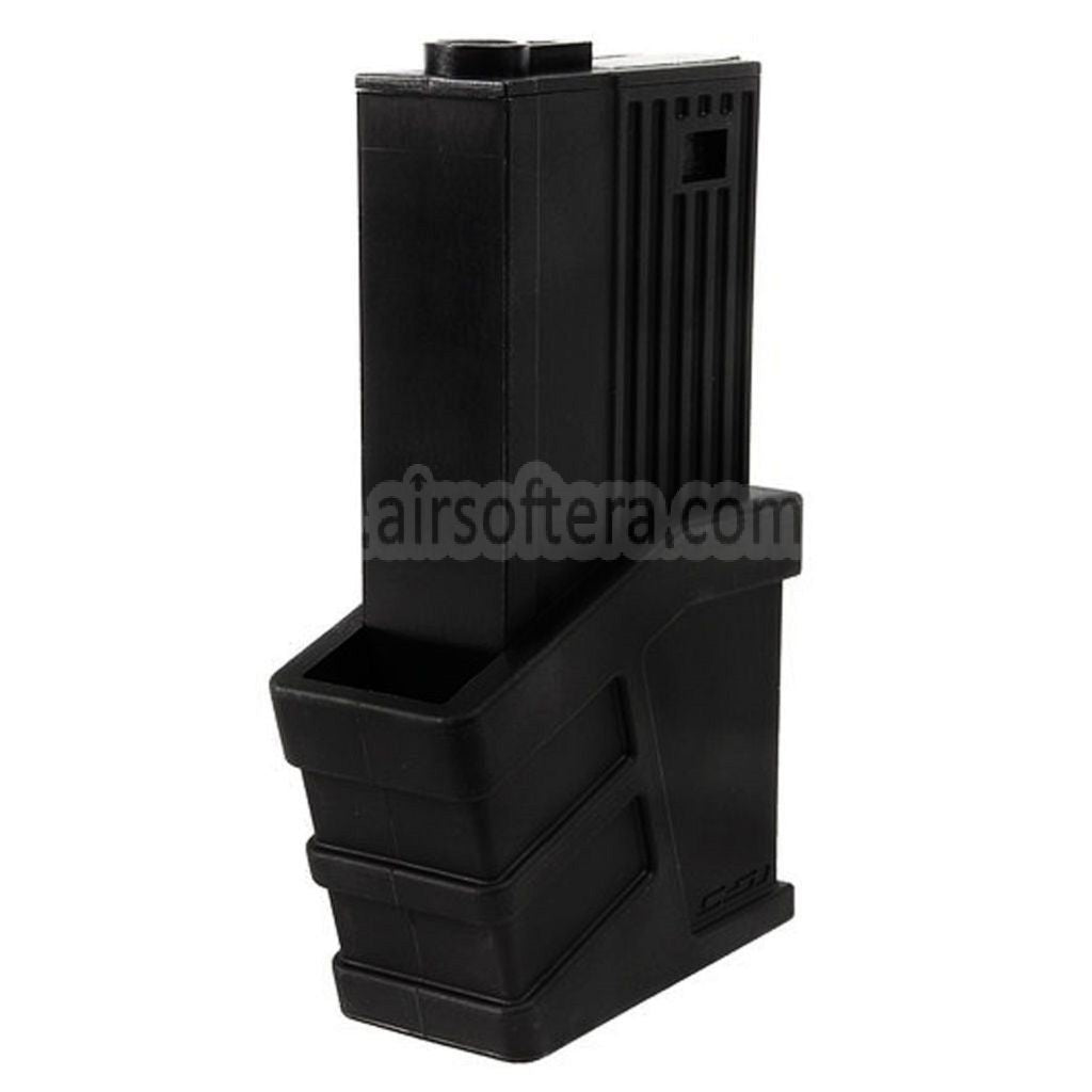 CSI AIRSOFT 225発ポリマーハイキャップマガジン CSI XR-5シリーズAEGライフル用 ブラック