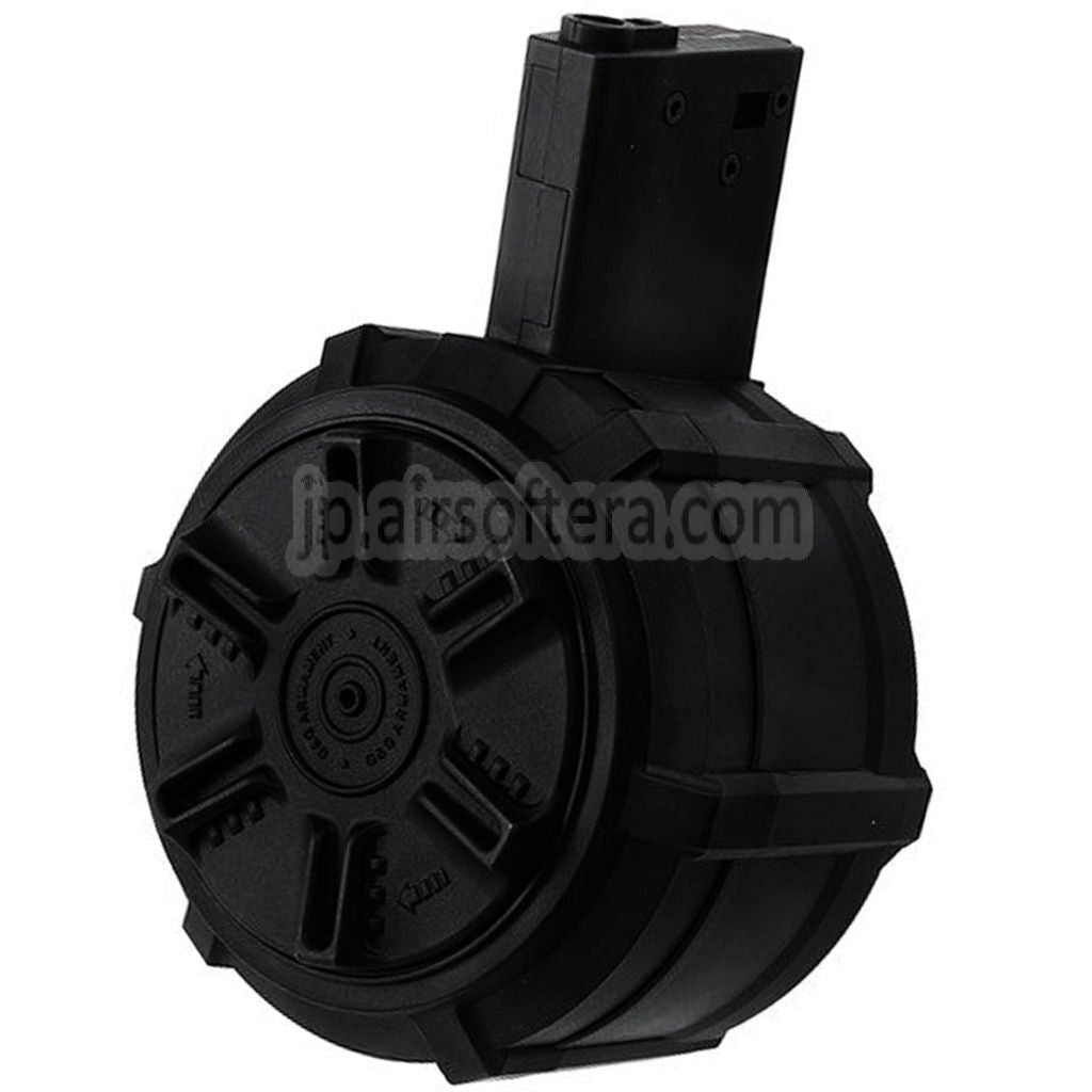 G&G 2300発ポリマードラムマガジン（G&G M4/M16シリーズ電動ガンライフル対応エアソフトガン対応）