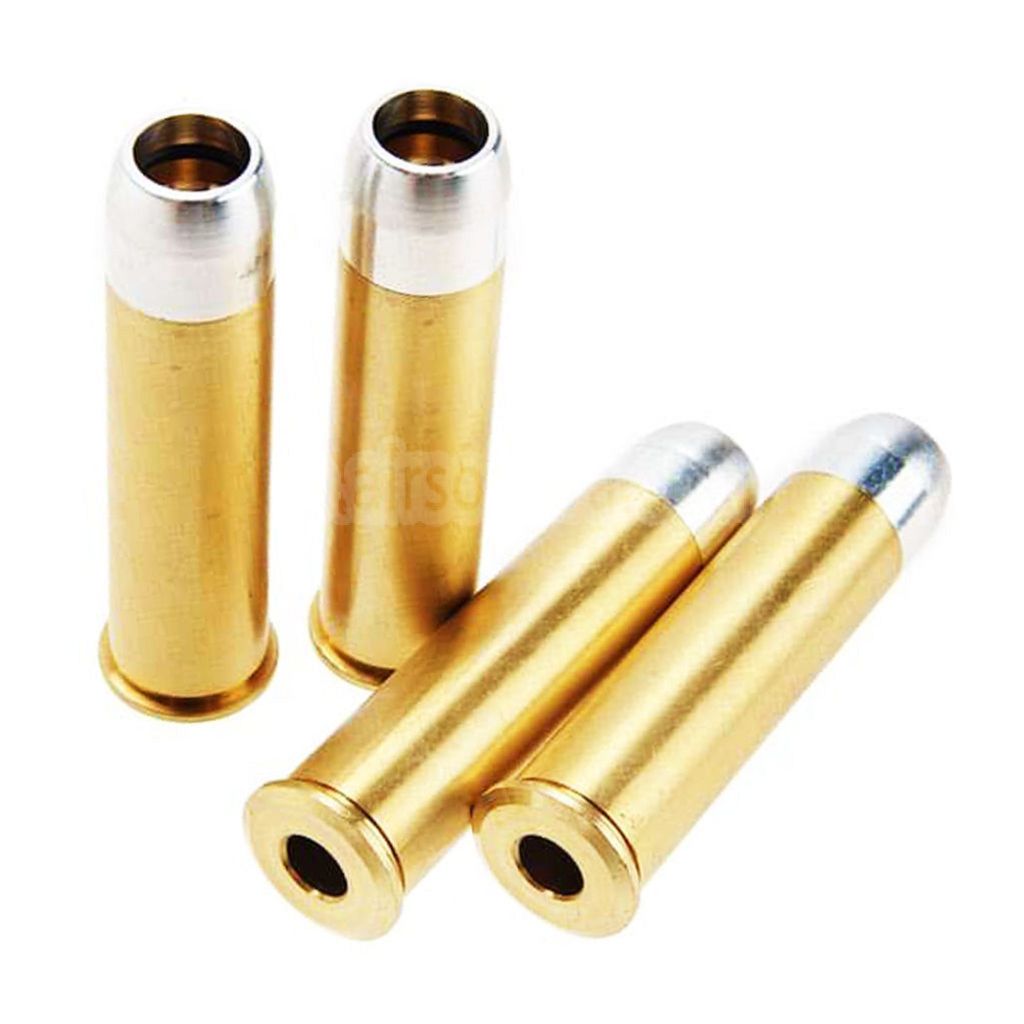 KING ARMS 6個セット メタルシェルカートリッジ KING ARMS Python .357 バージョン2シリーズ ガスリボルバー ピストル エアガン対応