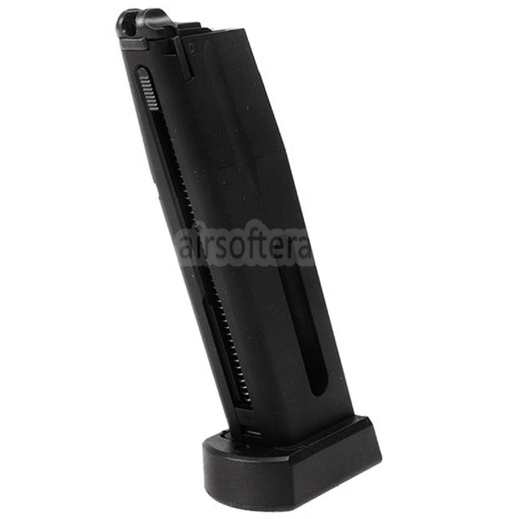 KJ Works 17発CO2マガジン（4.5mm BB弾）KJ Works KP-09 CZ75シリーズGBBピストル用 エアソフトガン ブラック