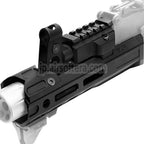 Dytac SLR Rifleworks ION Lite 165mm 6.5インチ エクステンデッド M-LOK ハンドガードレールシステムキット アウターバレル付き GHK AKシリーズ GBBライフル対応 エアソフトガン ブラック