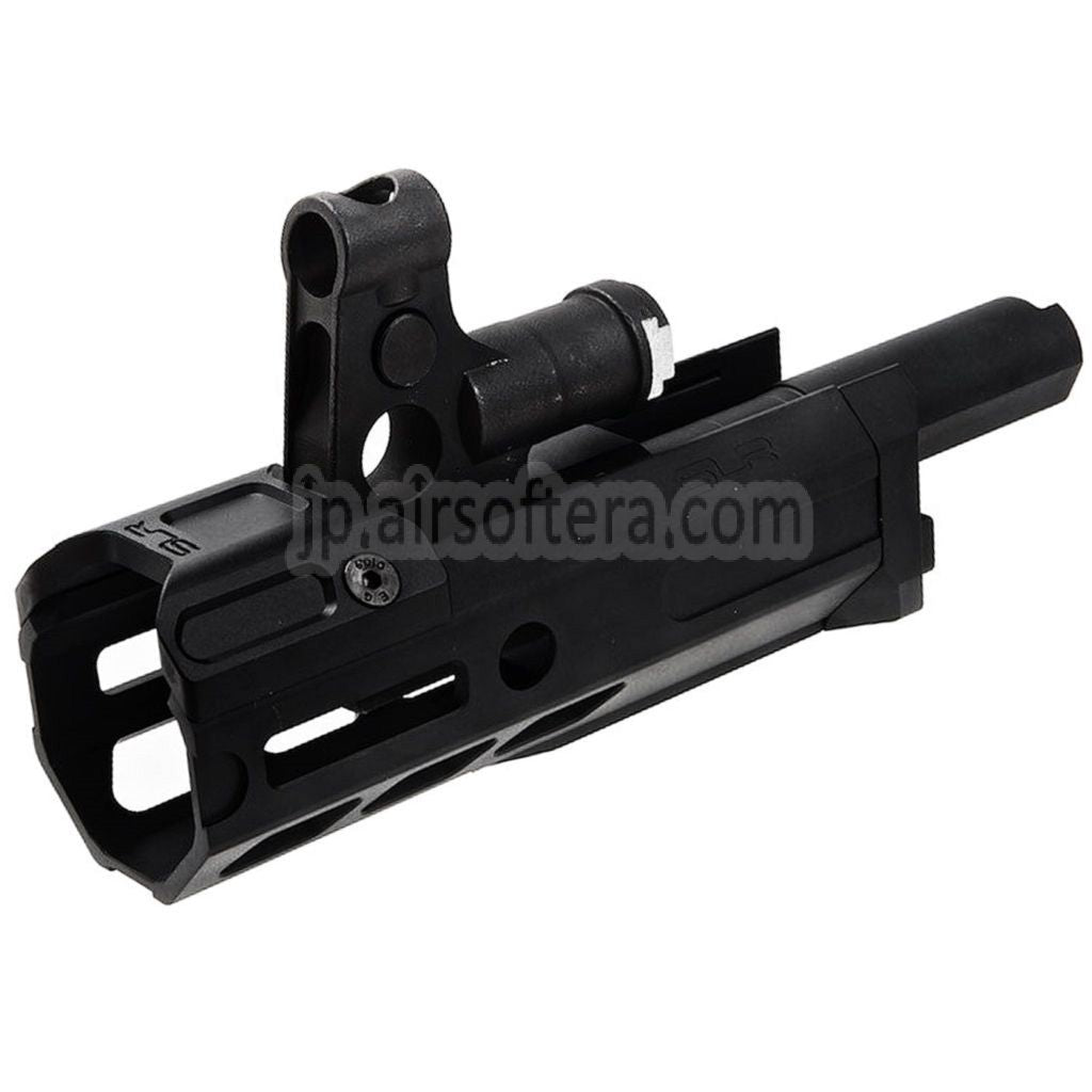 Dytac SLR Rifleworks 125mm 4.7インチ ライト M-LOK エクステンデッド ハンドガードレールシステムキット アウターバレル付き 東京マルイ AKMシリーズ GBBライフル対応 エアソフトガン ブラック