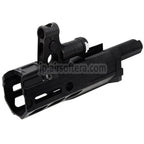 Dytac SLR Rifleworks 125mm 4.7インチ ライト M-LOK エクステンデッド ハンドガードレールシステムキット アウターバレル付き 東京マルイ AKMシリーズ GBBライフル対応 エアソフトガン ブラック
