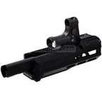 Dytac SLR Rifleworks 125mm 4.7インチ ライト M-LOK エクステンデッド ハンドガードレールシステムキット アウターバレル付き 東京マルイ AKMシリーズ GBBライフル対応 エアソフトガン ブラック