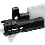 Dytac SLR Rifleworks 125mm 4.7インチ ION Lite M-LOK エクステンデッド ハンドガードレールシステムキット アウターバレル付き GHK AKシリーズ GBBライフル対応 エアソフトガン ブラック
