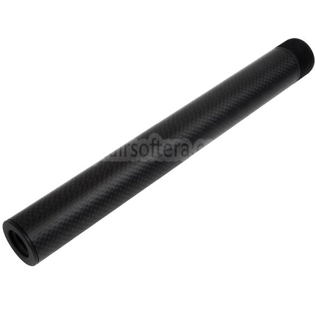 Laylax PSS 257mm/265mm ショートタイプ カーボンファイバーアウターバレル 東京マルイ VSR-10シリーズ ボルトアクションスナイパー対応 ブラック