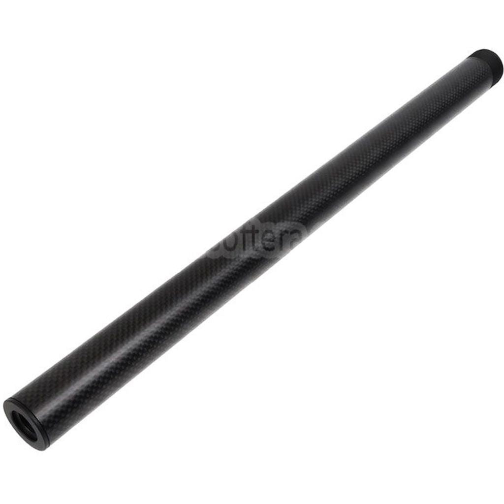 Laylax PSS 421mm カーボンファイバーアウターバレル 東京マルイ VSR-10 G-Specシリーズ ボルトアクションスナイパー対応 ブラック