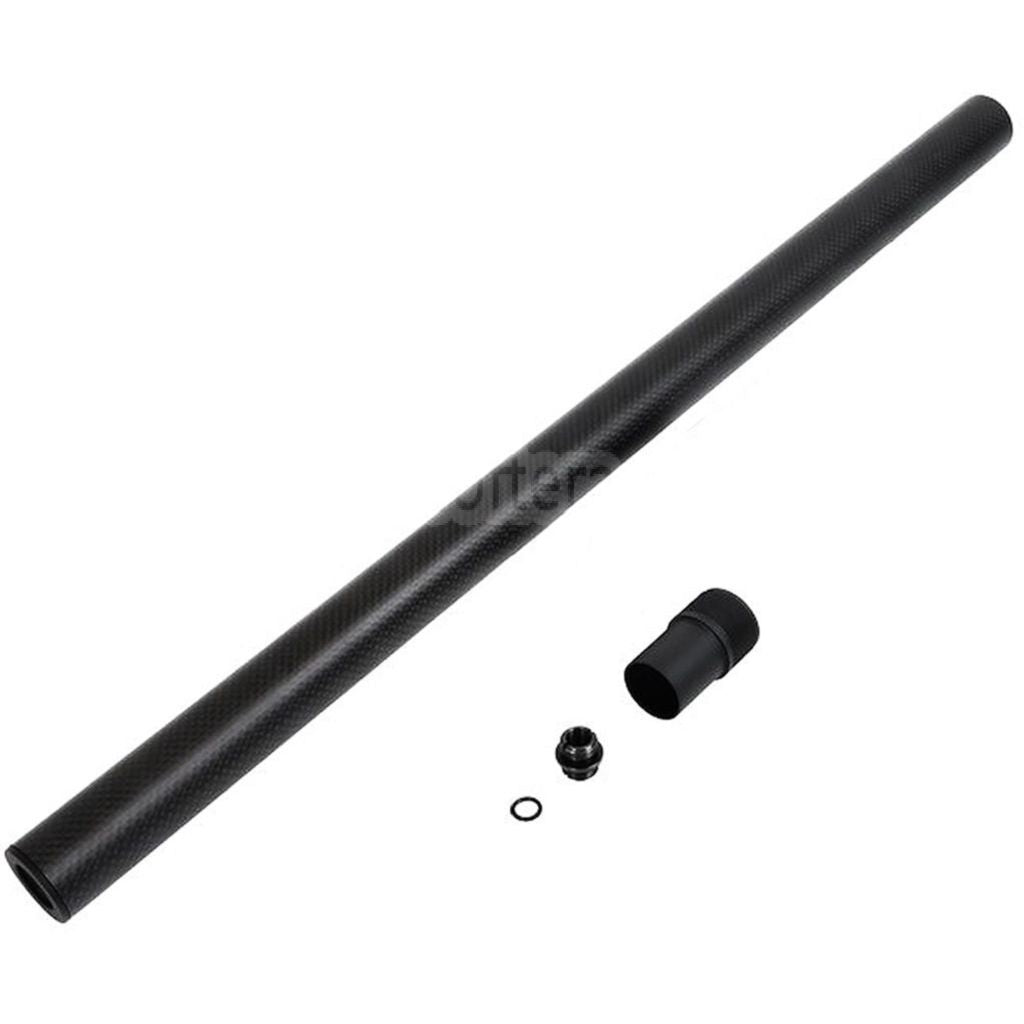 Laylax PSS 548mm カーボンファイバー レギュラーアウターバレル 東京マルイ VSR-10 G-Specシリーズ ボルトアクションスナイパー対応 ブラック