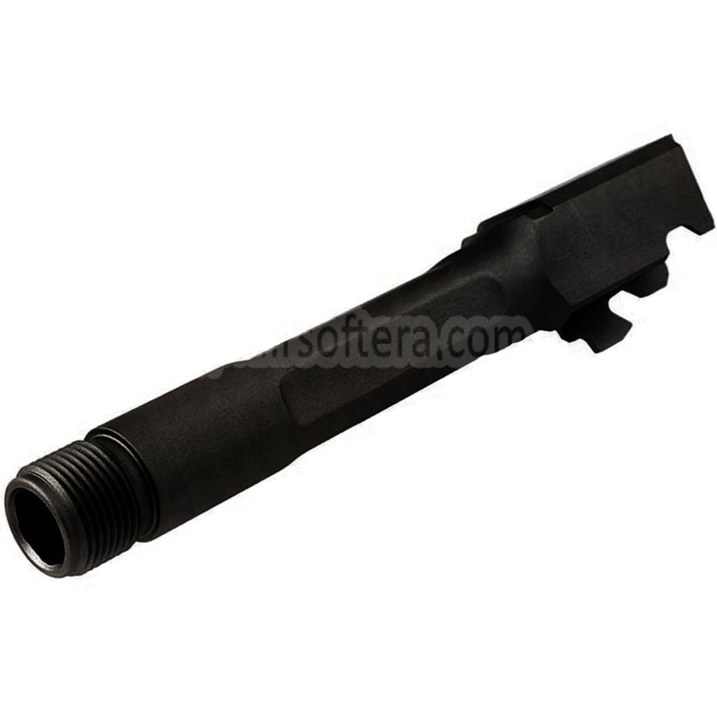 Pro Arms 110mm CNCアルミアウターバレル - 14mm逆ネジ Umarex VFC G19x G19 Gen4 G45シリーズ GBBピストル エアソフトガン ブラック