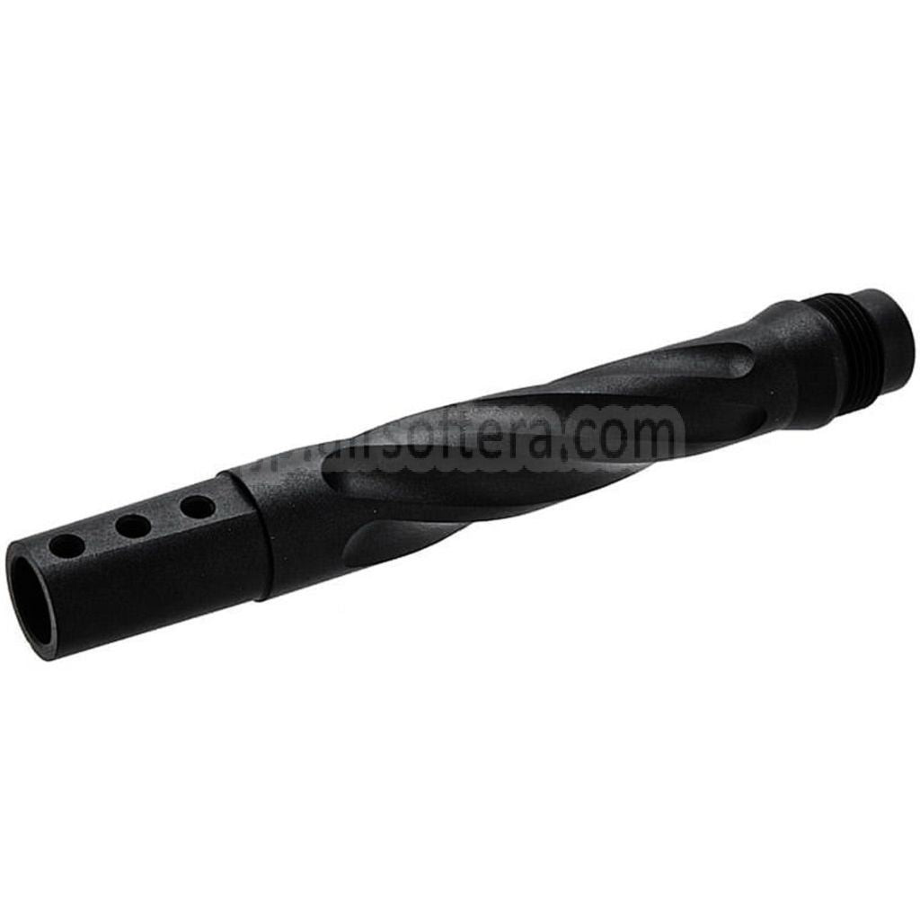 TTI Airsoft ツイストスパイラルフルーテッドアウターバレル - 14mm 逆ネジ TTI Airsoft TP22シリーズ GBBピストルに適合