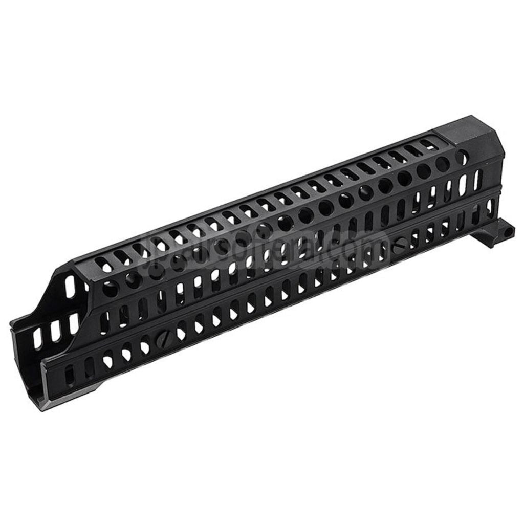 LCT 280mm アルミ ZSPORT-12 ハンドガードレールシステム LCT LCK-12 LCK-15 LCK-19 ZK-12 ZK-12U AK12シリーズ AEGライフル エアガン ブラック