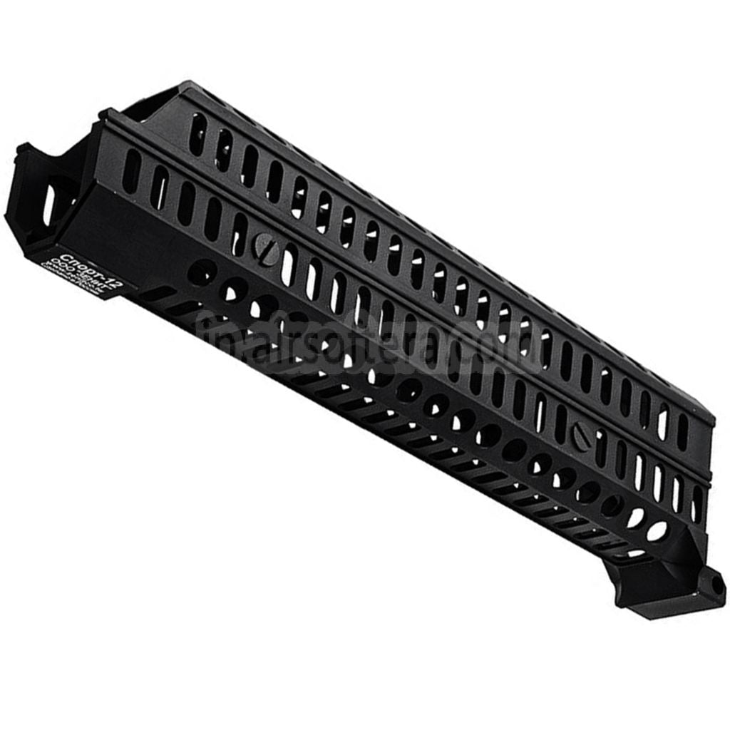 LCT 280mm アルミ ZSPORT-12 ハンドガードレールシステム LCT LCK-12 LCK-15 LCK-19 ZK-12 ZK-12U AK12シリーズ AEGライフル エアガン ブラック