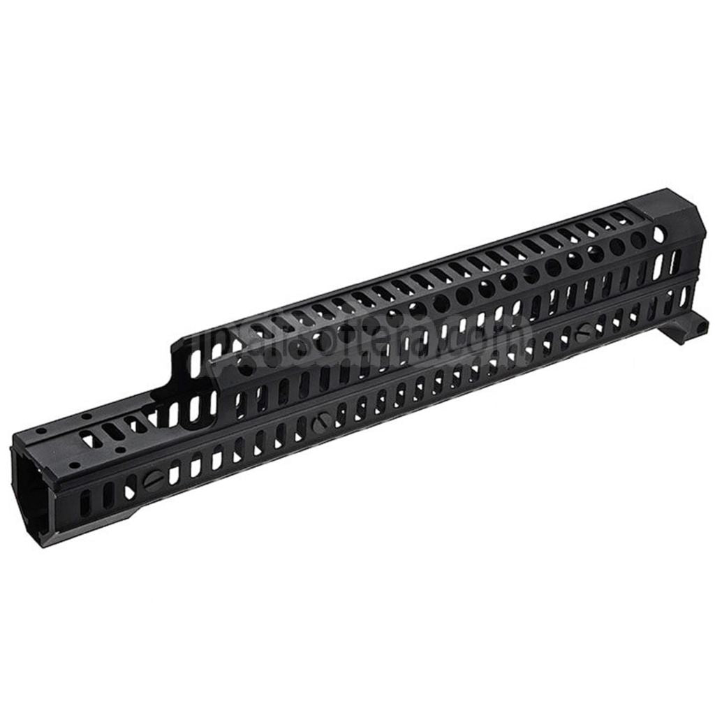 LCT 345mm アルミ ZSPORT-12U ハンドガードレールシステム LCT LCK-12 LCK-15 LCK-19 ZK-12 ZK-12U AK12シリーズ AEGライフル エアガン ブラック